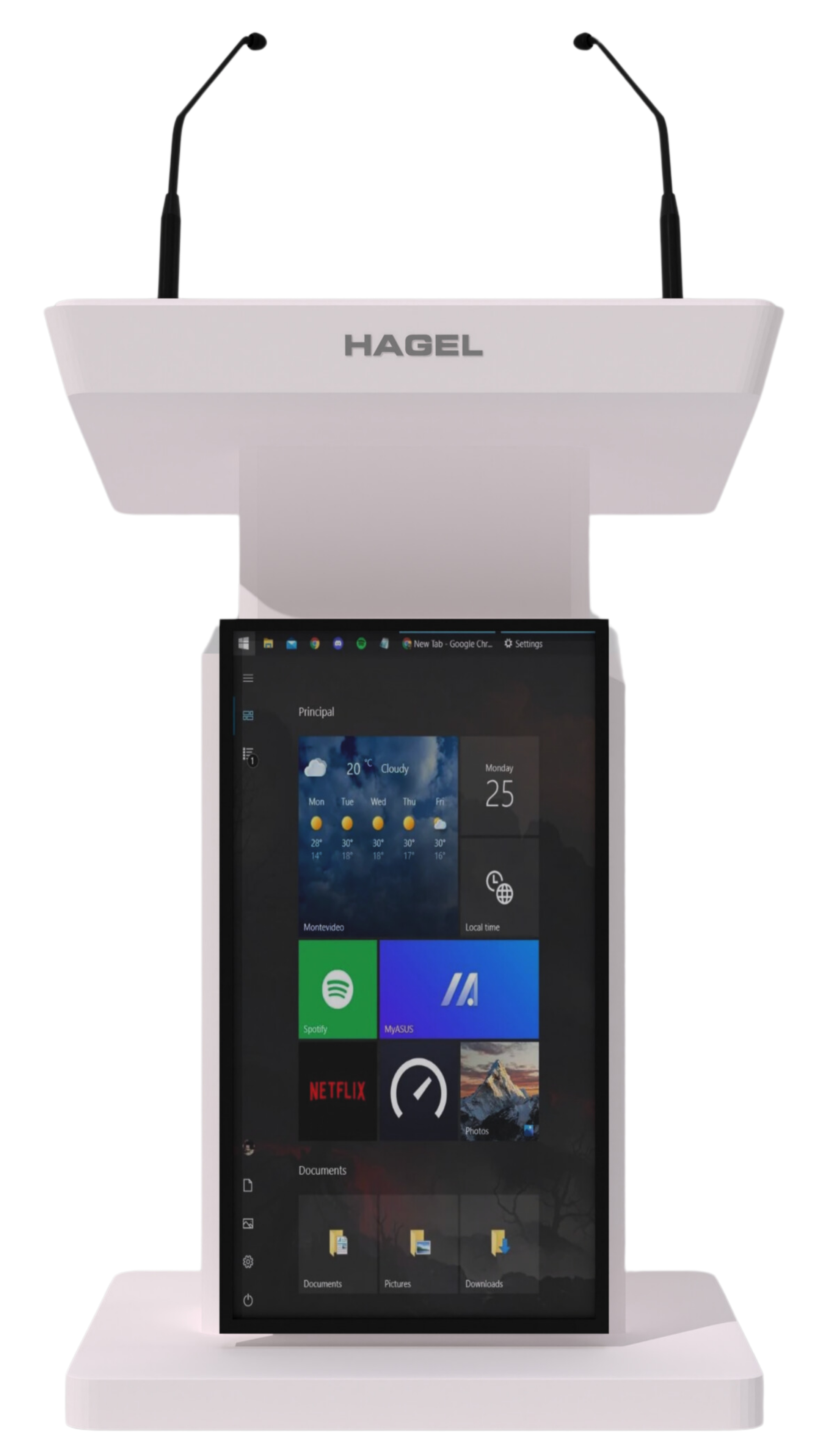 HAGEL TD5000XD White Akıllı Dijital Kürsü