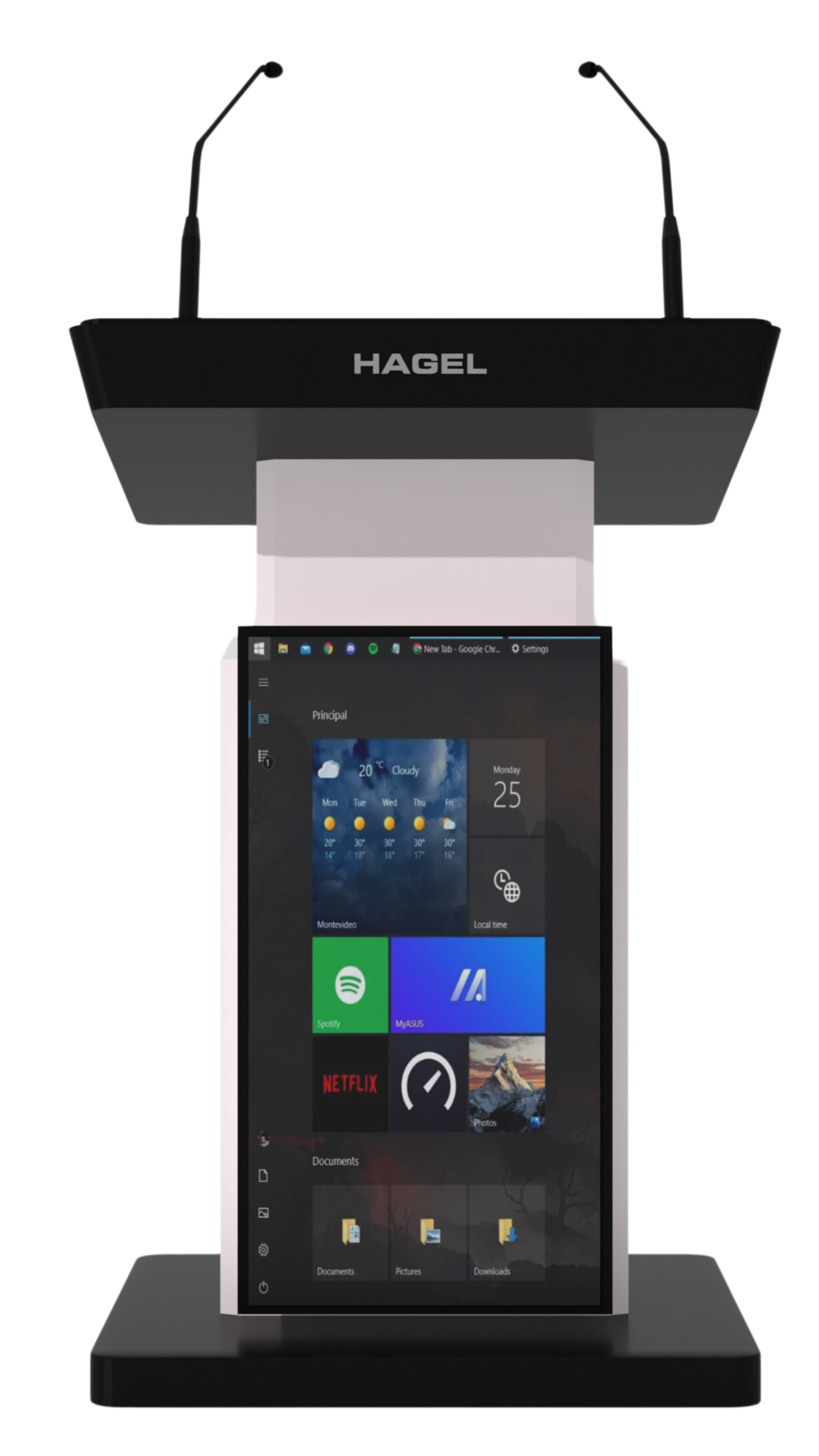 HAGEL TD5000XD Black&White Dijital Kürsü