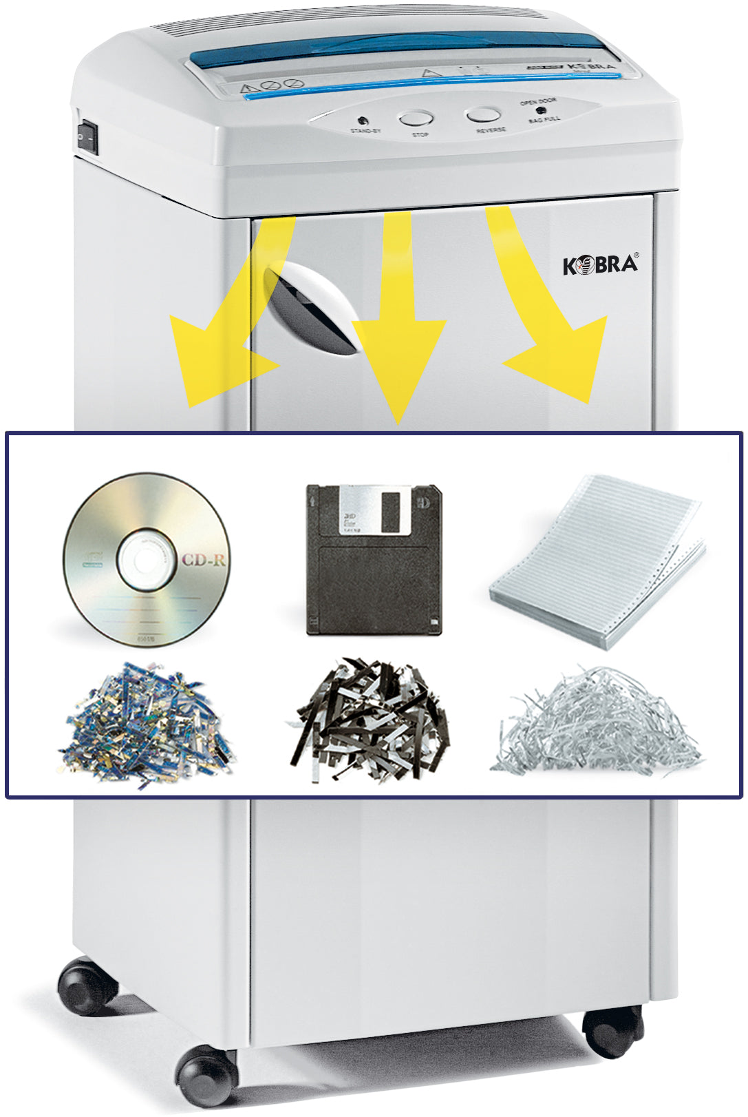 KOBRA 300 CC4 Cross Cut Document Shredder